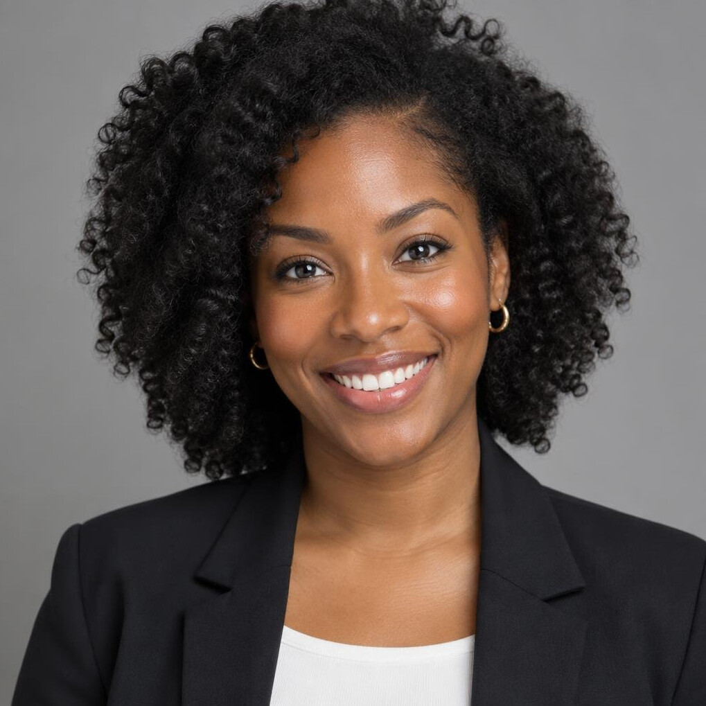 Portrait of a Black British woman smiling